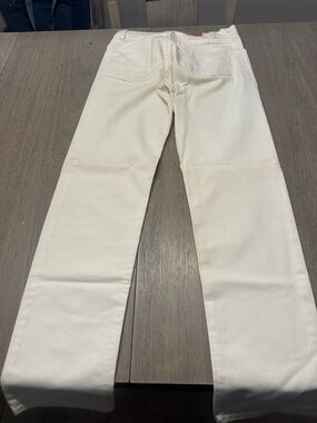 Levi's White Slim Straight Jeans
